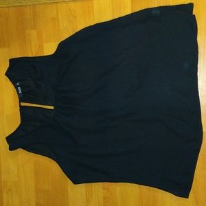 a.n.a. black flowy blouse